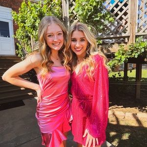 Pink homecoming dress